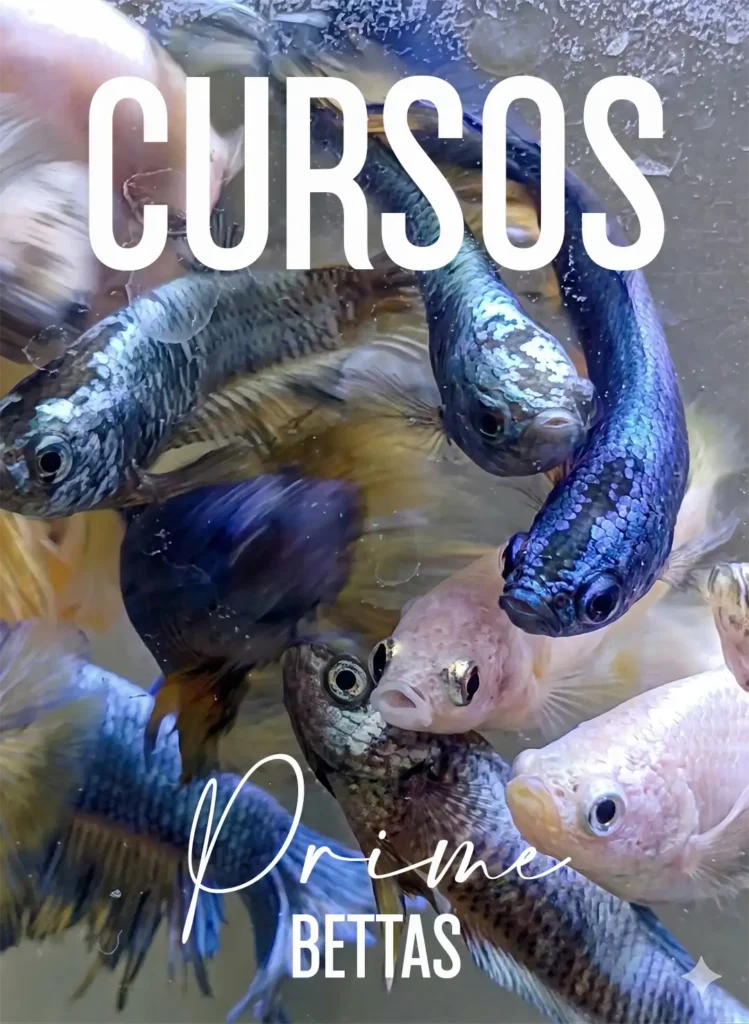 Observamos un cardumen de peces betta, ya que en Prime bettas se imparten cursos para el perfecto cuidado de los peces betta